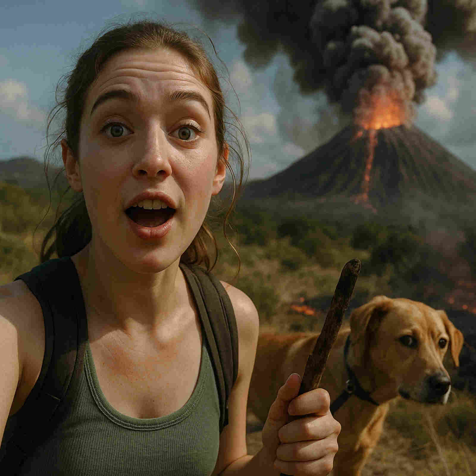 The Volcano - AI Generated Teaser Trailer for a Disaster Comedy film